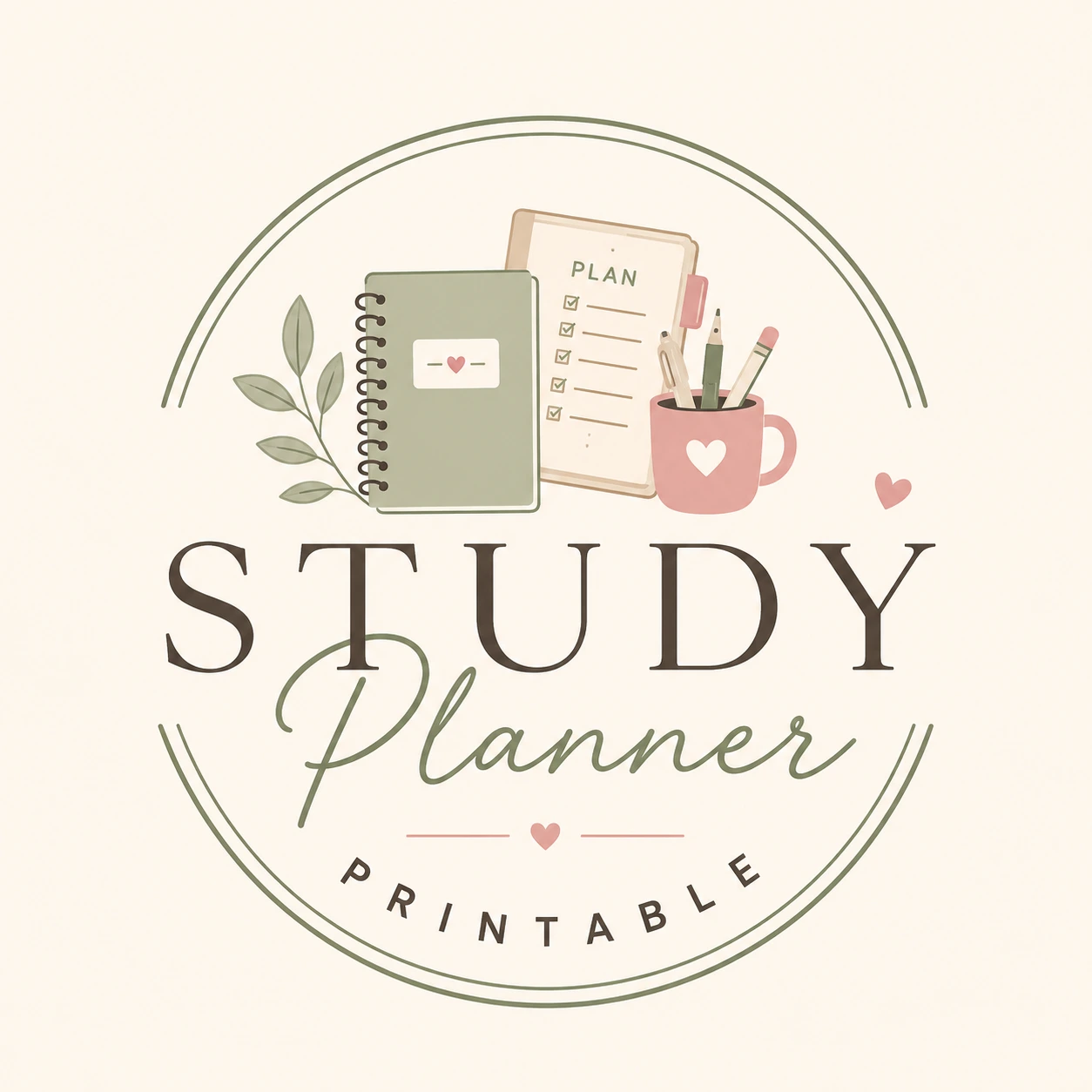 Study Planner Printable logo
