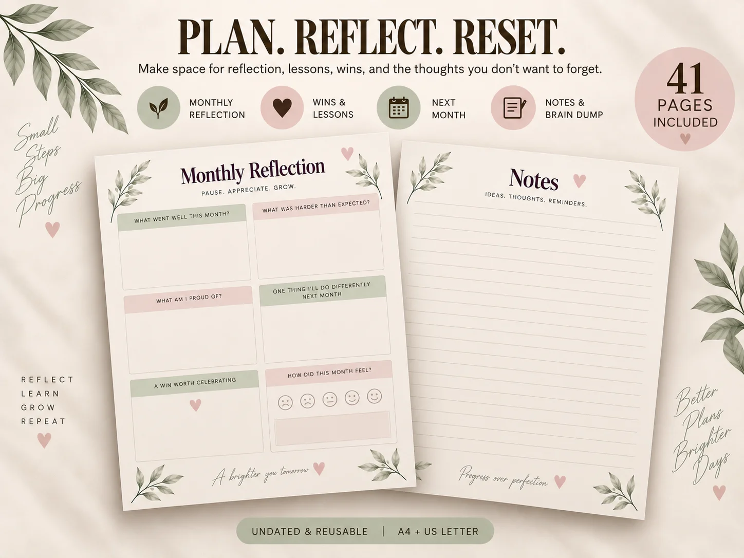 Monthly Study Planner Printable PDF | 40-Page Academic Planner for Students - Image 9
